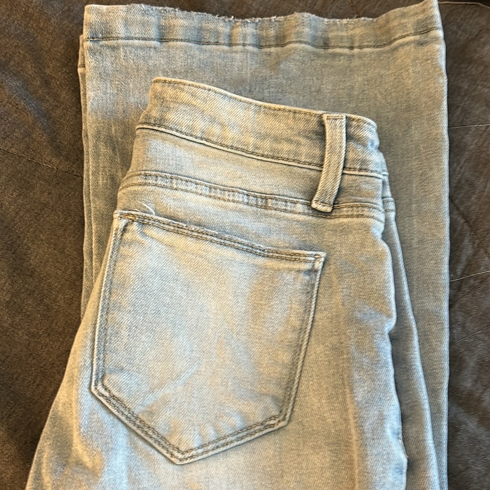 BME NWOT My Girl Light Patch Flare Jeans 7/27/34 - Picture 10 of 15